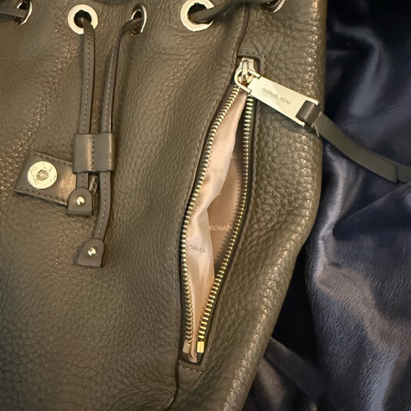 Michael Kors Olive Green Backpack main image 8